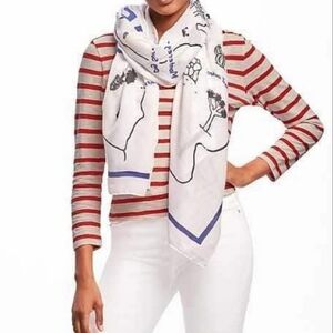 Old Navy California Map Print Scarf